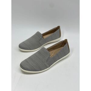 Life Stride Women's Next Level Slip-On Flat Shoes - Grey Knit 7.5W